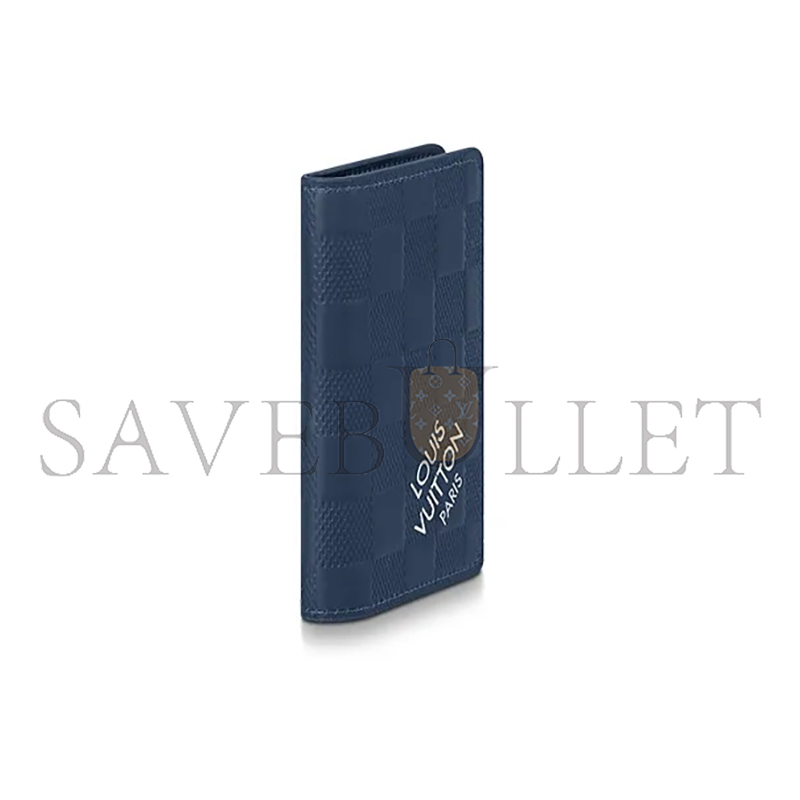 l0*is V*t0n classic checkered canvas and cowhide card holder m60543 (11.5*7.5cm)